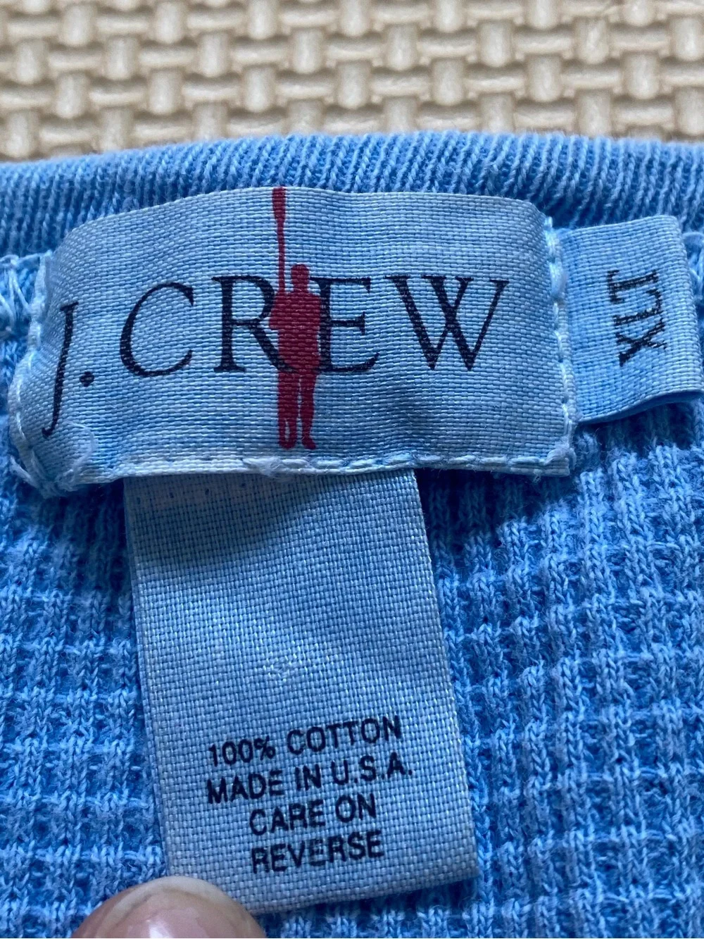 J. Crew classic waffle